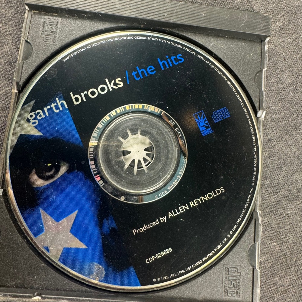 Garth Brooks The Hits CD 1994 Country Music Compilation Liberty Records CDP